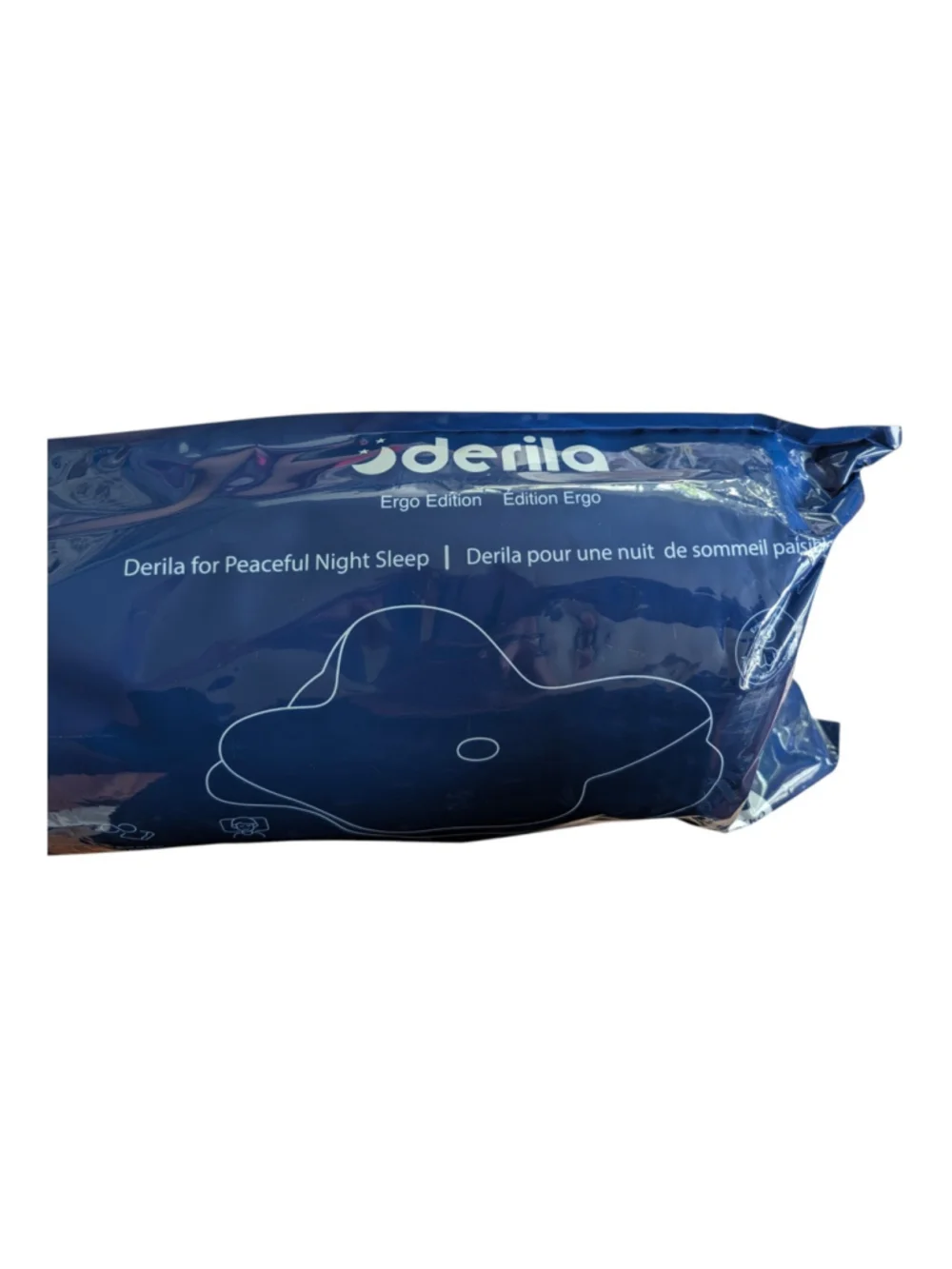 Derila Ergo Memory Foam Standard Pillow with Pillowcase NEW Sealed